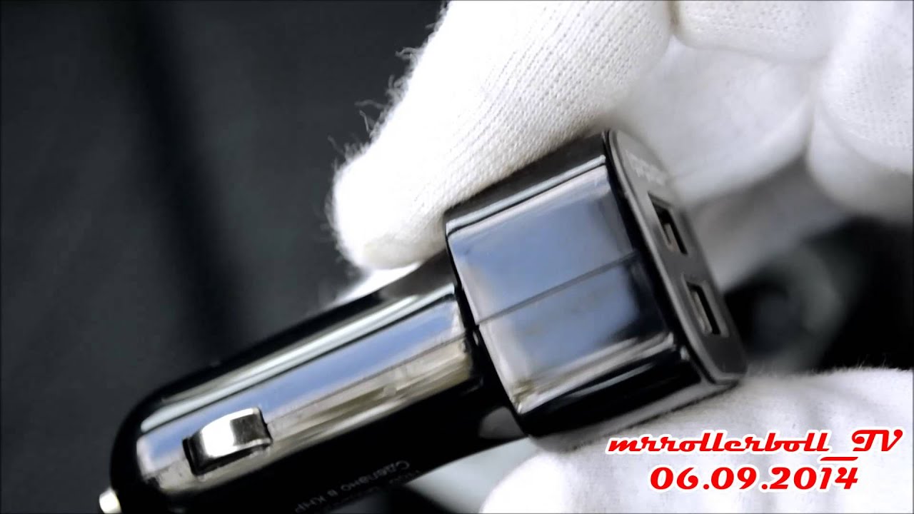 USB car charger IPPON CC323BM - unboxing (RUS) - by MrRollerboll