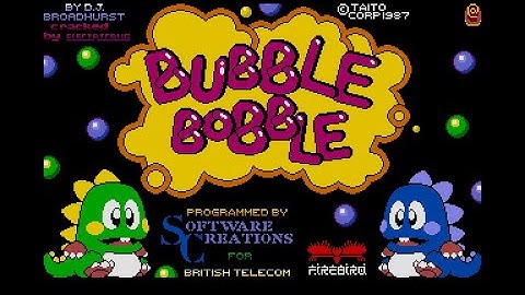 Bubble Bobble Review for the Atari ST by John Gage