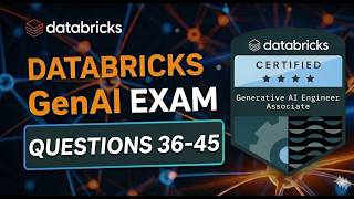Databricks Generative AI Engineer Associate Practice Test Questions - Part 3 #databricks #genai