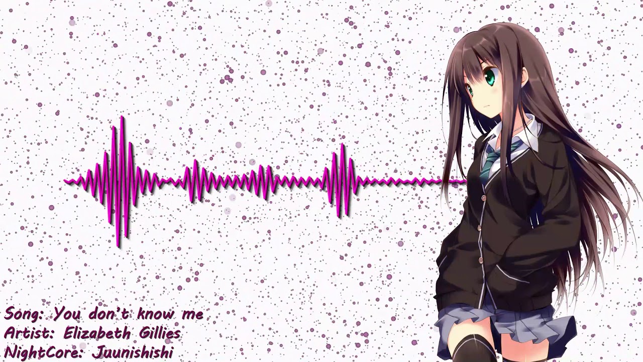 NightCore - You don't know me (Elizabeth Gillies) | Juunishishi