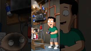 Peter’s DIY hack goes horribly wrong. Family Guy chaos in 45s. 🔧💦😂 #FamilyGuy #EdgyHumor