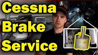 Cessna Brake Servicing [4K]