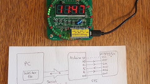 AT89S52 Arduino programmer.  Fast, and simple to use.