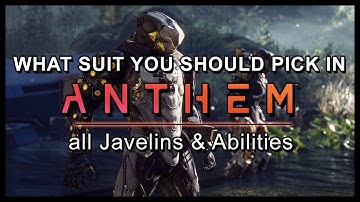 Anthem - All Javelin Abilities & Differences Explained