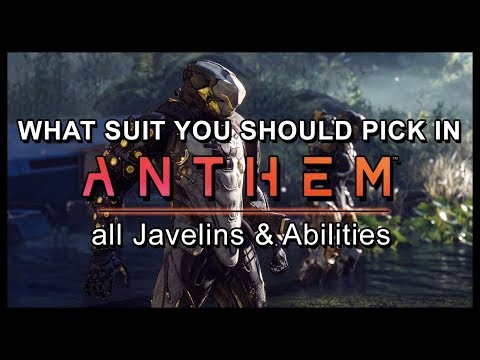 Anthem - All Javelin Abilities & Differences Explained Anthem - All Javelin Abilities & Differences Explained