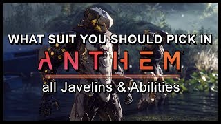 Anthem - All Javelin Abilities & Differences Explained