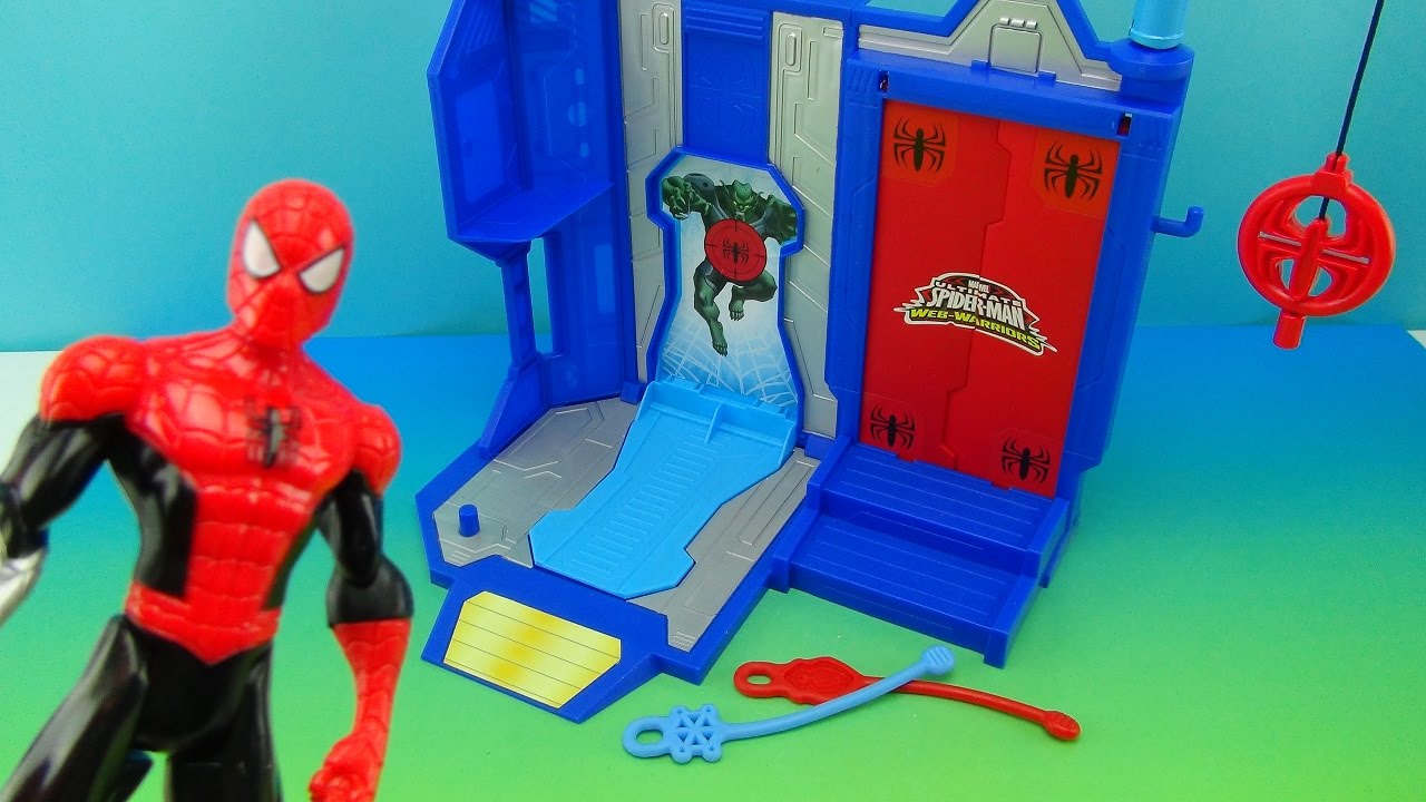 spiderman lair toy