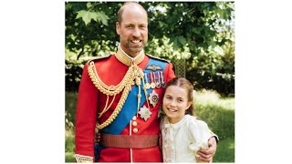 Princess Charlotte BEAMS with Prince William in Portrait to mark Fathers Day and Birthday 