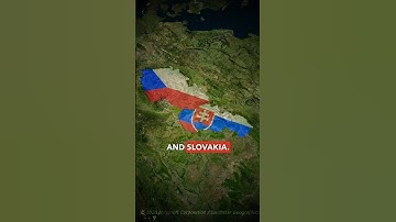 Countries That No Longer Exist - CZECHOSLOVAKIA... 🤔 🇨🇿 #shorts #history #maps #czech #slovakia
