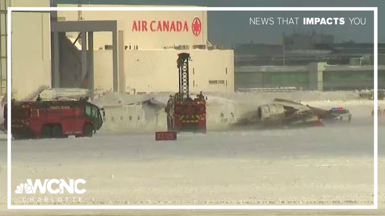 Plane crash at Toronto airport