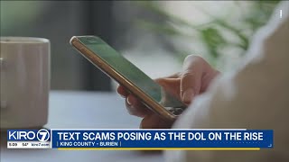Text scams in King County on the rise