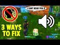 How To Talk On Fortnite Mobile Android