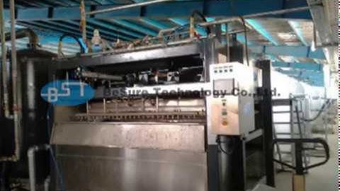 BST Fully Automatic Reciprocating Machine Egg Tray Production Line