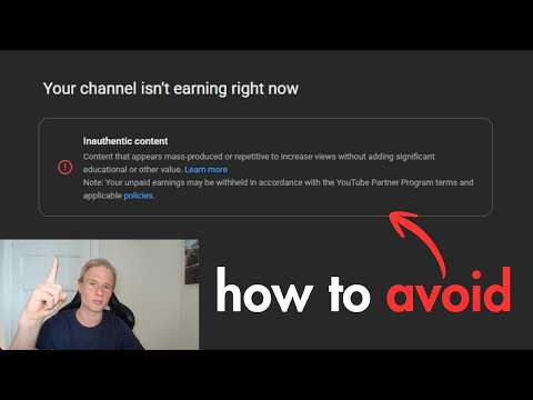 how to actually AVOID inauthentic content strikes on youtube [IT'S EASY]