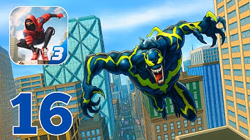 Spider Fighter 3: Hero Game - Gameplay Walkthrough Part 16 - Virus Fight (iOS, Android)