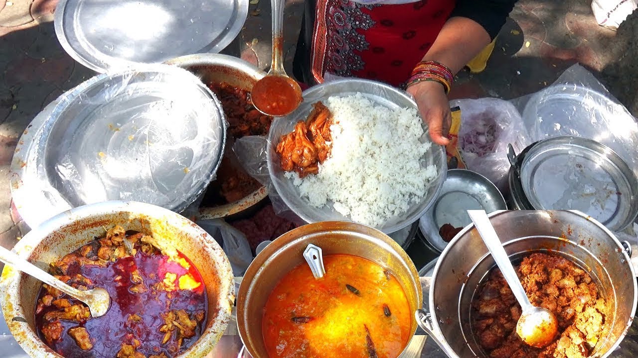 Hardworking Boy Selling Unlimited Meals | Hyderabad Street Food Videis | Food Bandi