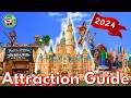 Shanghai disneyland attraction guide  2024  all rides  shows