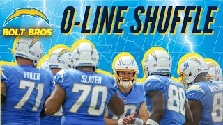 Chargers Offensive Line Up Moving Forward