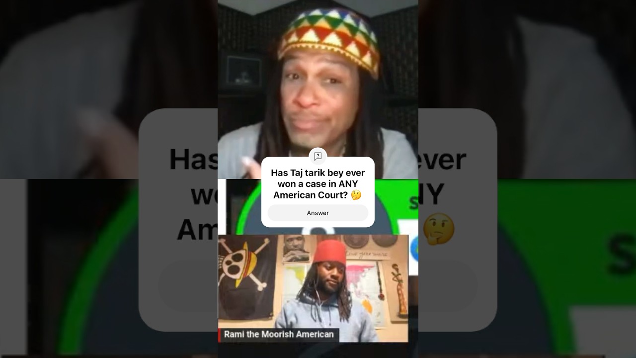 Sabir Bey tries to defend taj tarik bey and his sovereign citizen scams 