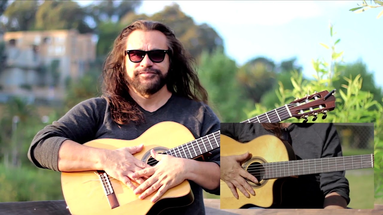 Luis Performing Easy Spanish Latin Flamenco Guitar Music