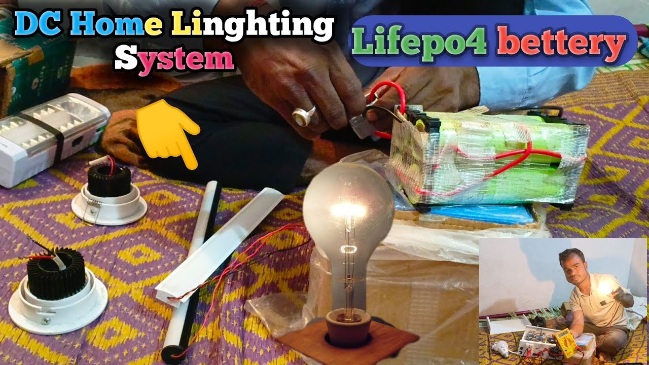 DC home lighting | Home solar battery 🔋 - YouTube