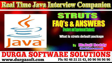 Java Interview Companion||Struts||What is struts default package?