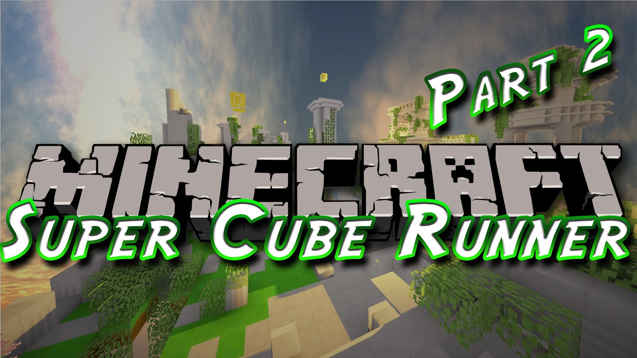 Minecraft 1.8: Super Cube Runner - Honing My Parkour Skills! (part 2 ...