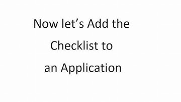 PermAssist System Admin - Managing Checklist