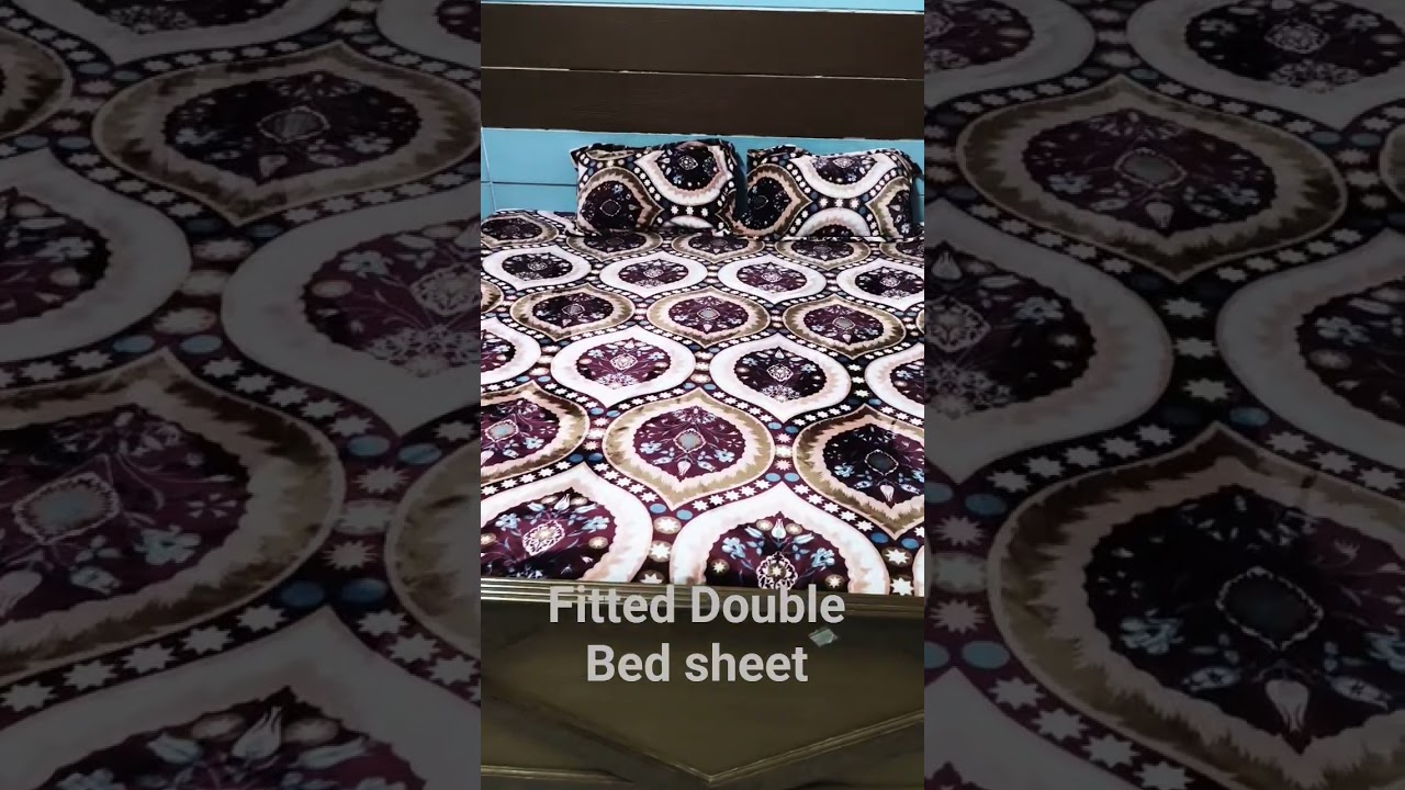 Fitted Double Bed sheet Dhamaka Tropical 9416118377