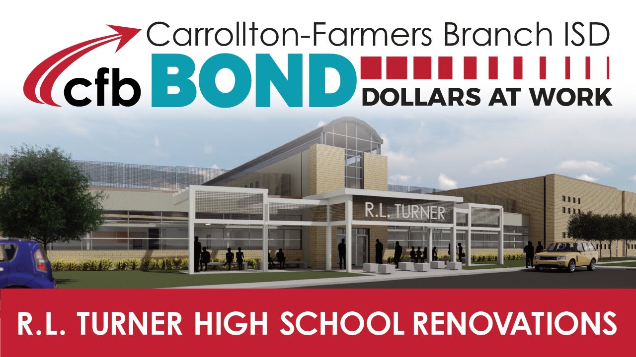 R. L. Turner High School CFBISD Bond Update June School Tour 2020