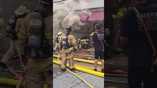 Getting after it on a commercial property! #firecam #firetime #fireman #firelife