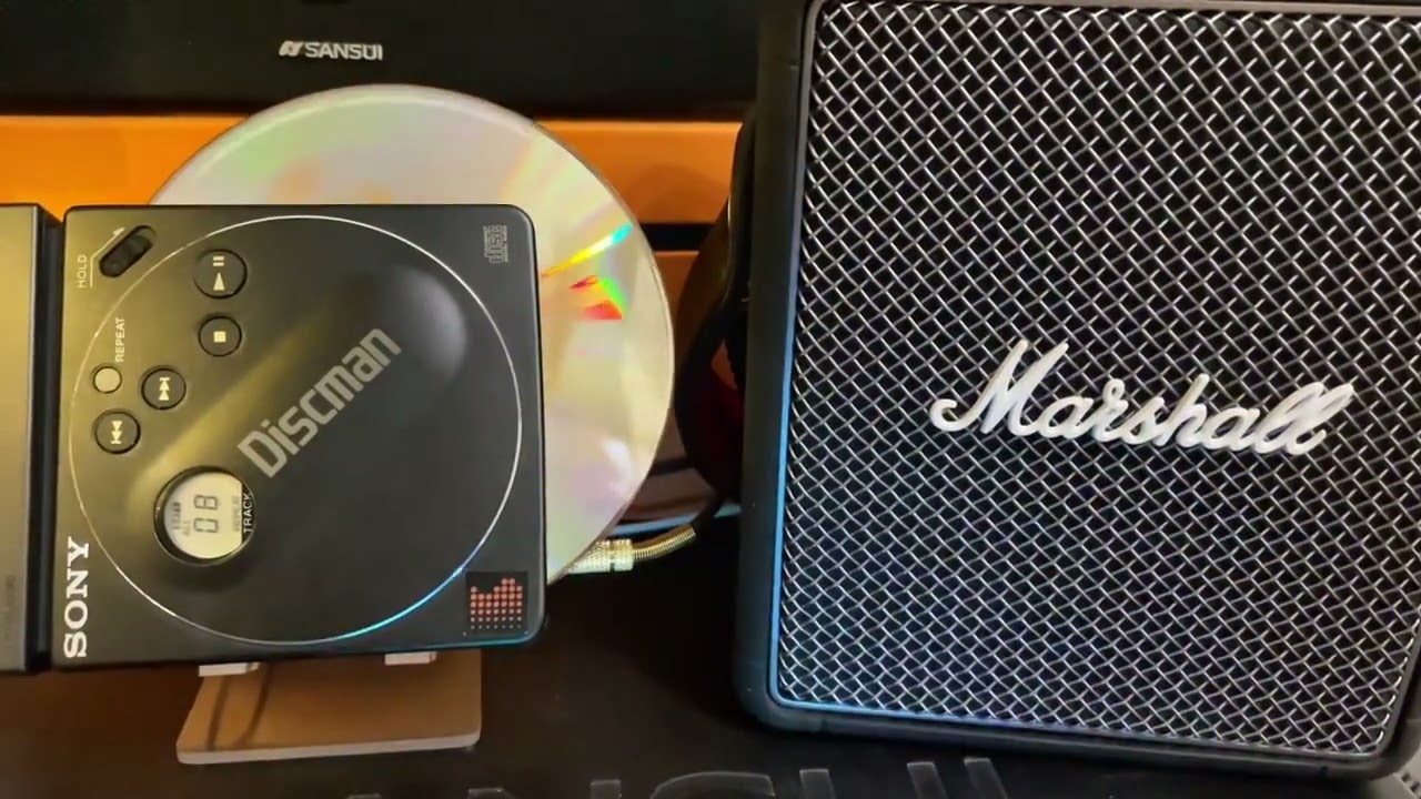 Retro sentiment, retro Sony CD player