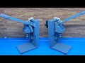 Homemade mini bench drill | From 12v Motor and PVC plastic