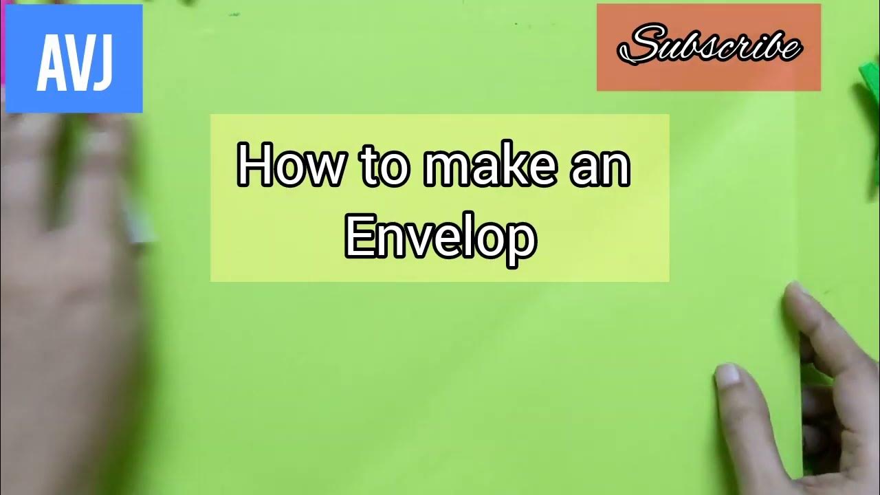 How to make Envelope/ Easy Tutorial YouTube