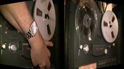 Tascam 22-2 2-track master reel tape recorder MOMSR Demo