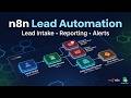 Lead Intake → Reporting →Alerts N8n Automation