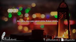 Mencintaimu saja aku sudah bahagia #by rhialestariii#boycandra#