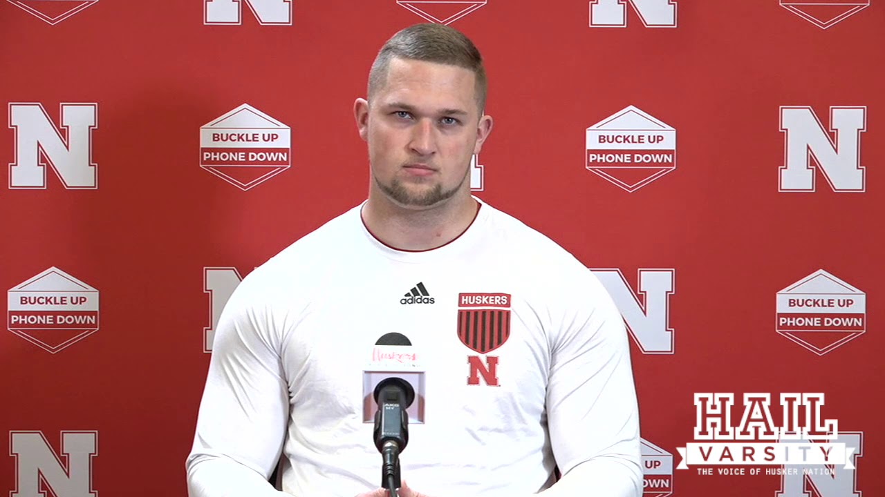 Nebraska Football DL Ben Stille Talks Senior Class and More YouTube