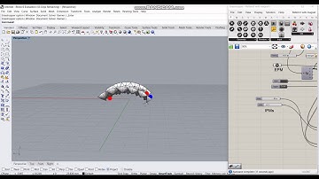 Magnetic actuation of Waterbomb Origami in Grasshopper3D