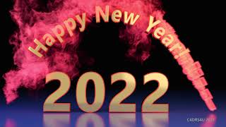 C4DRS4U: Happy New Year! | Redshift Render | 4K | HDR