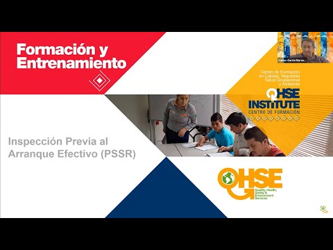 DESARROLLO DE INSPECCIÓN PREVIA AL ARRANQUE EFECTIVO  (PSSR)