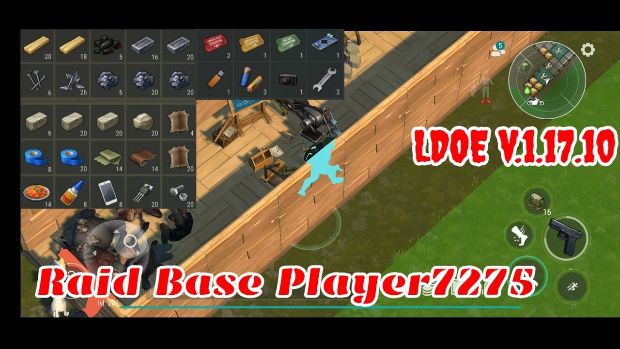 LDOE Raid Player7275 | Last Day on Earth v.1.17.10
