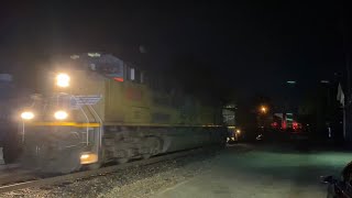 Union Pacific 8767 intermodal train