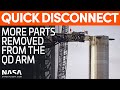 Parts Removed from the Quick Disconnect Arm | SpaceX Boca Chica