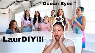 Cimorelli- Ocean Eyes ft LaurDIY Cover REACTION