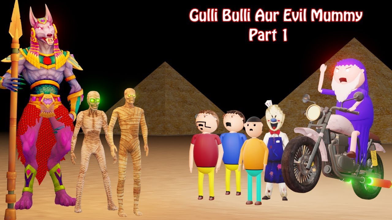 Gulli Bulli Aur Evil Mummy Part 1 | Kaala Yodha | Gulli Bulli Cartoon | Horror Story