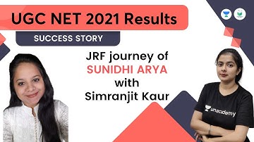 JRF Success story | UGC net 2021 results | NTA UGC NET - JRF 2022 | Simranjit Kaur