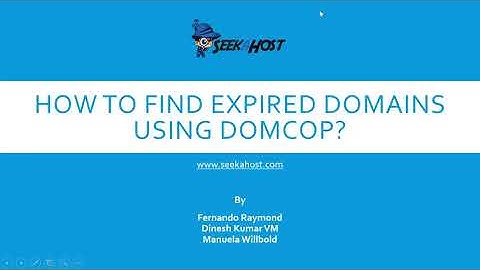 Find Expired Domains For Sale With DomCop | Expired Domain Name Search & Analysis At SeekaHost