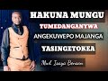 Tumedanganywa mungu hayupo ndiyo maana majanga yanatokea angekuwepo angezuia