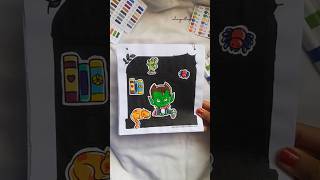 Full Sticker coloring effect | 🧛 Vampire's Study Page | Spooky Vibes coloring book by Southern Lotus Guide